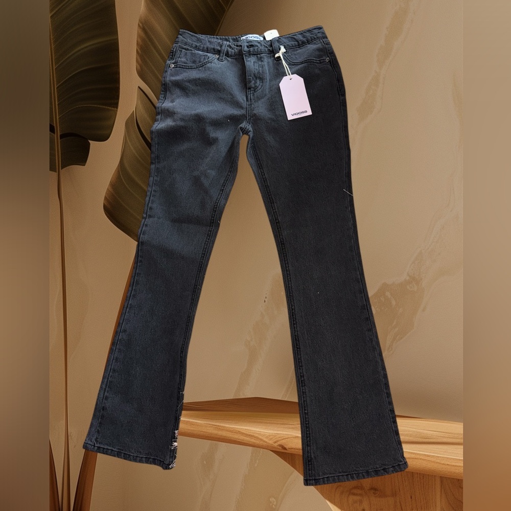 MARLEY MIDRISE BOOTCUT - WASHED BLACK